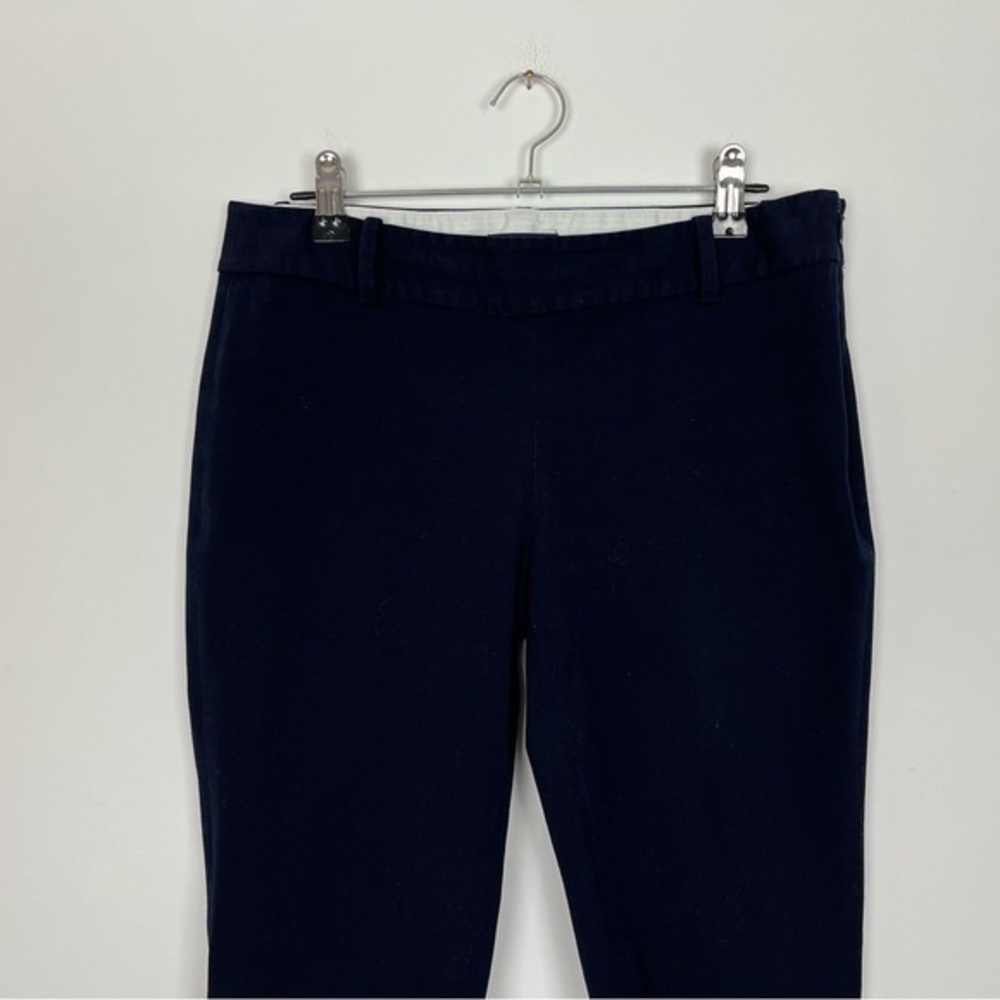 Aritzia Babaton Slim Navy Cropped Pants Size 6 - Picture 8 of 11
